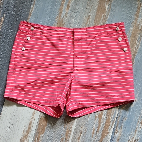 Tommy Hilfiger Pink and White Bermuda Shorts Tailored Fit - Picture 1 of 8